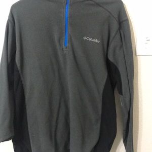 Gray columbia half zip
